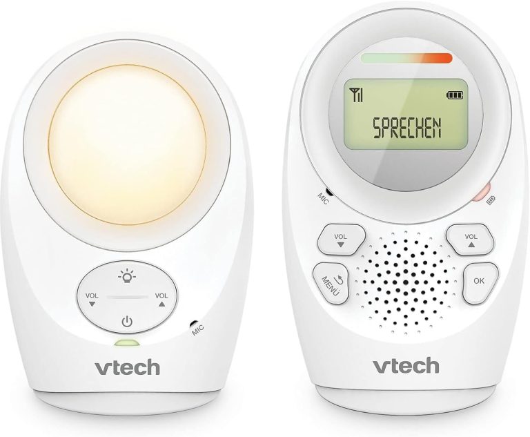VTech DM1211 Babyphone Audio Numérique, Technologie DECT, Fonction Interphone